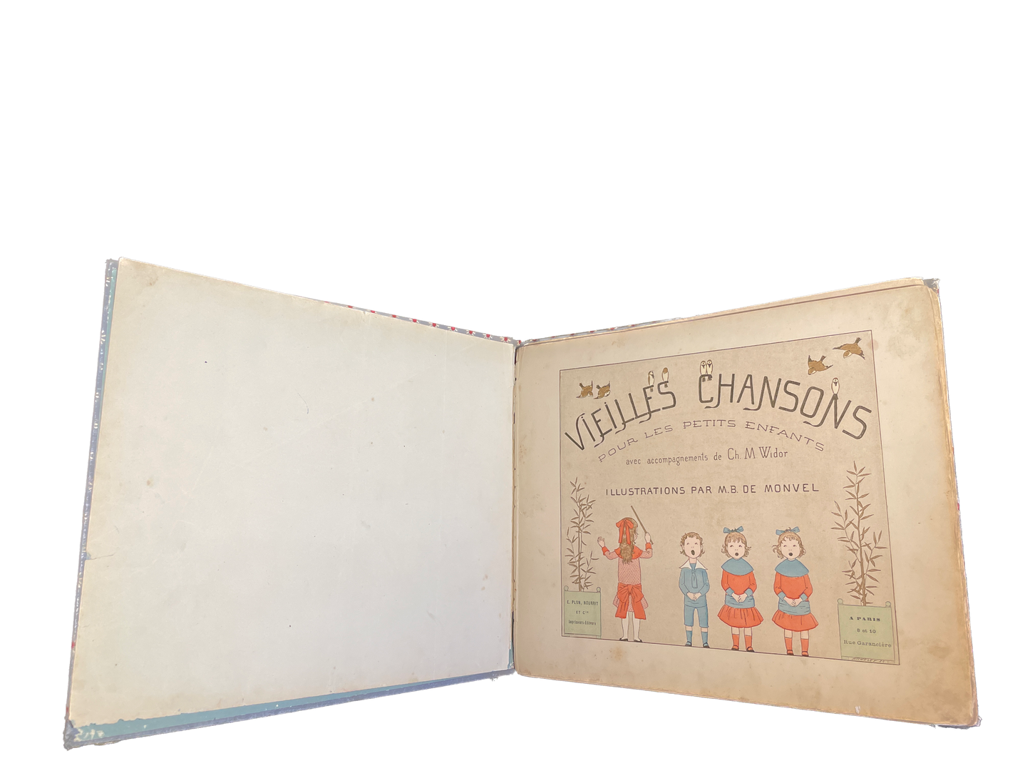 1890 - WIDOR (Ch.). Vieilles chansons pour les petits enfants