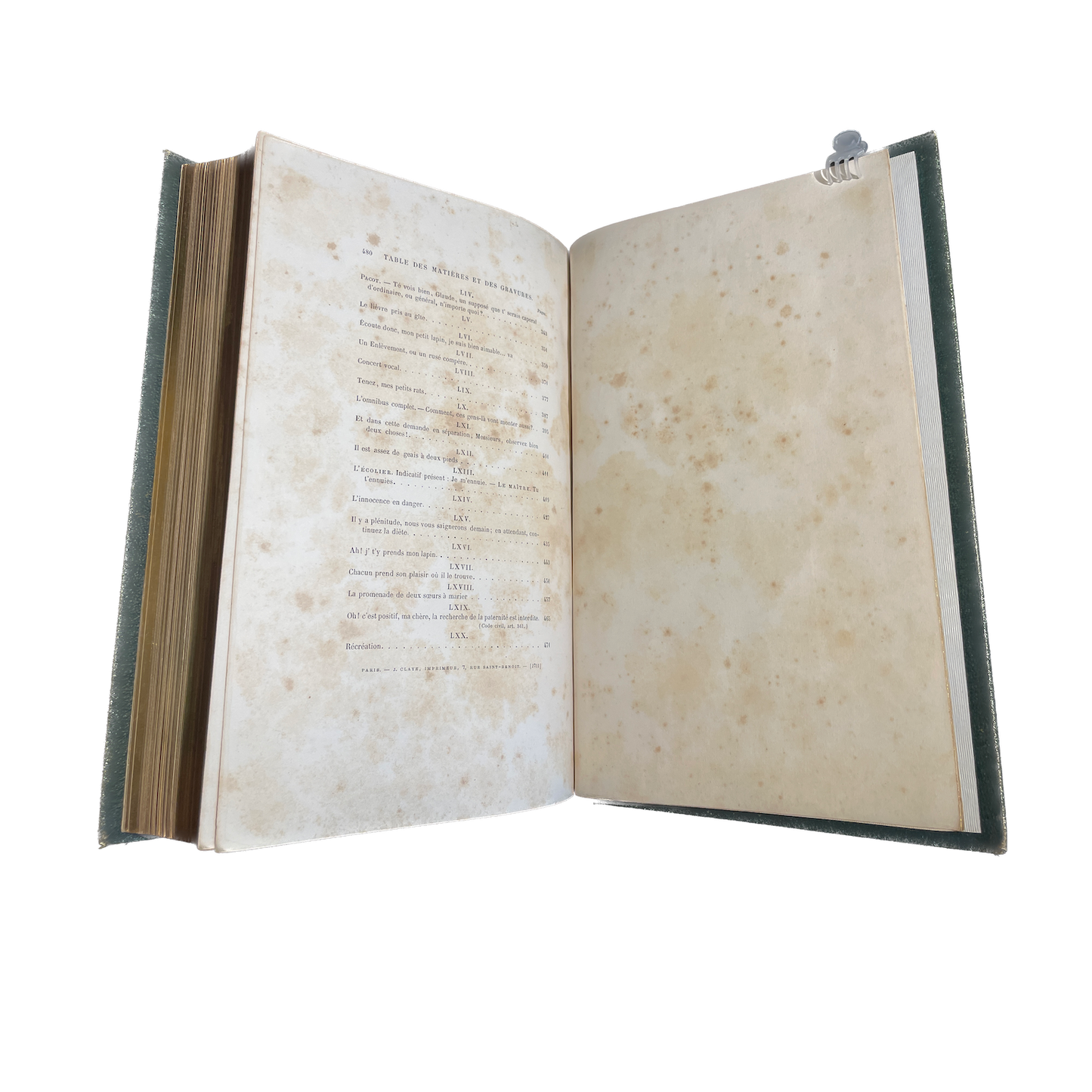 1869 - GRANDVILLE (JEAN JACQUES).Les Métamorphoses du jour. Nouvelle édition revue par Jules Janin
