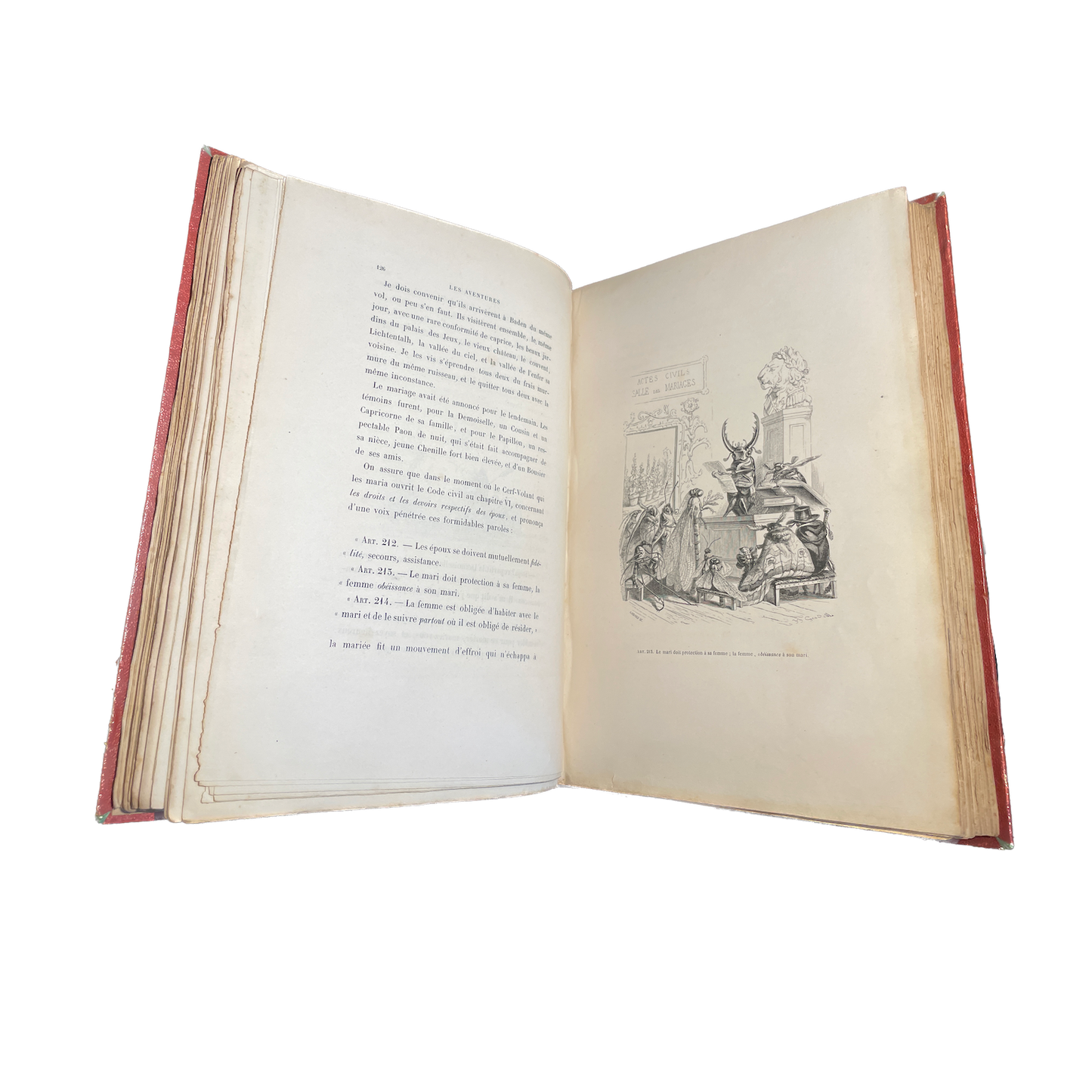 1842 - GRANDVILLE - DE STAHL. Scènes de la vie privée et publique des animaux