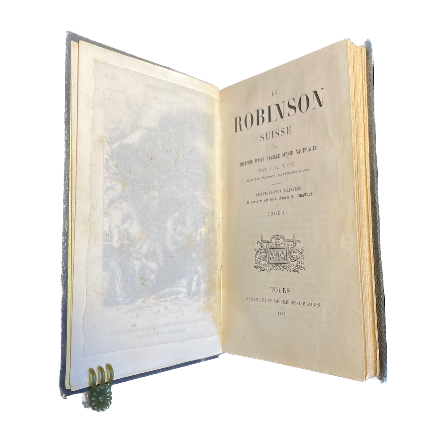 1857 - J.R. Wyss - Le robinson suisse