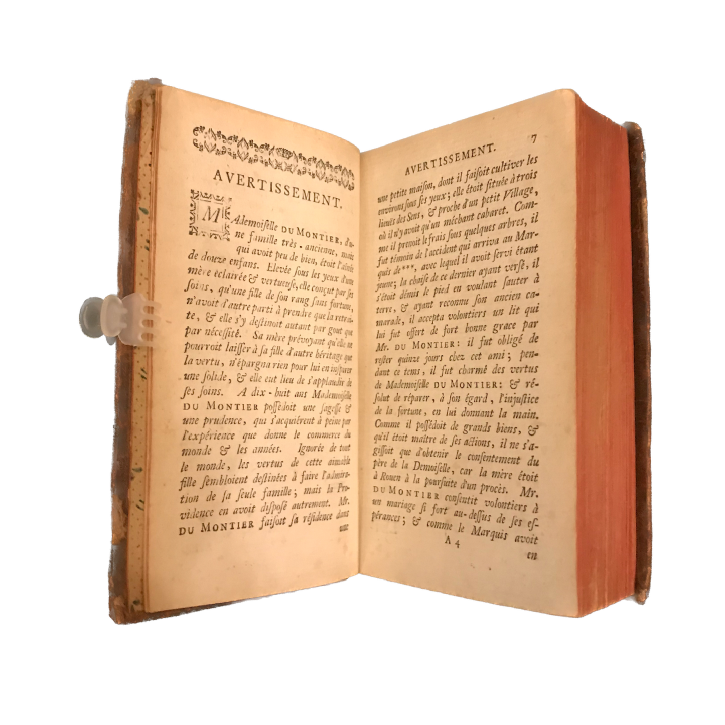 1767 - Le prince de Beaumont - Lettres de madame Du Montier - Rare E.O