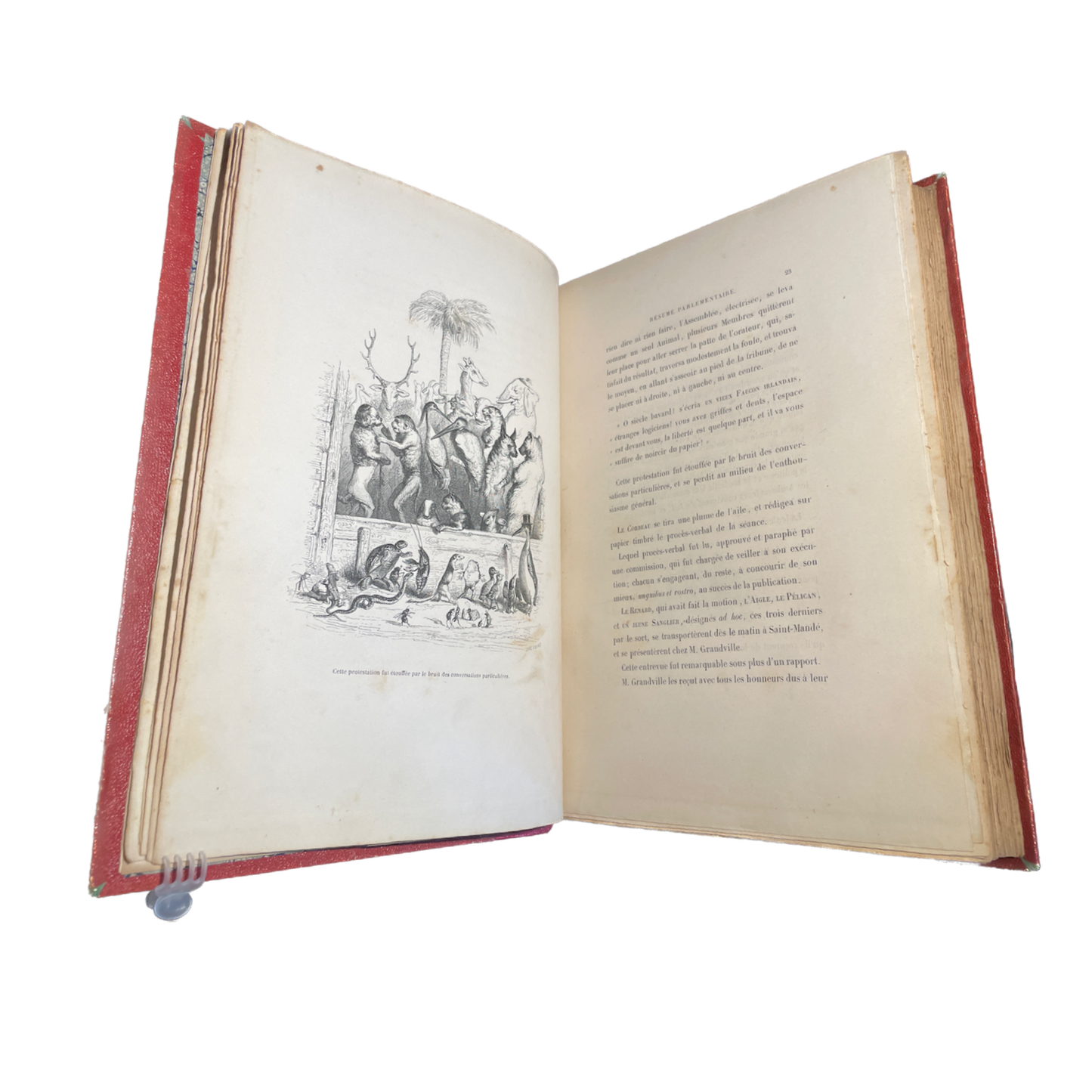 1842 - GRANDVILLE - DE STAHL. Scènes de la vie privée et publique des animaux