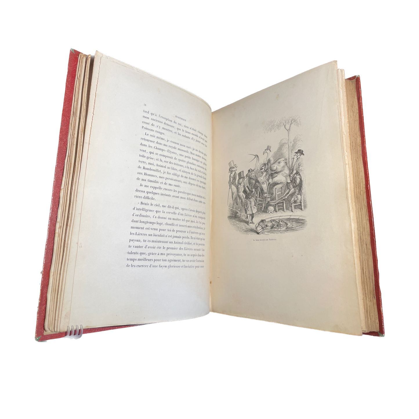 1842 - GRANDVILLE - DE STAHL. Scènes de la vie privée et publique des animaux